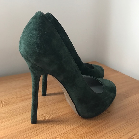 Sergio Rossi hidden platform suede pumps - Picture 7 of 8